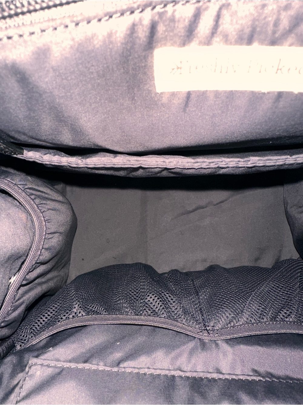 Freshly Picked Classic Diaper Bag black pebbled leather - Picture 16 of 16